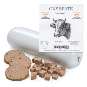 Okse pate 800 gram - 10 stk