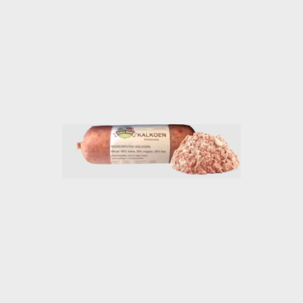 Kalkunmix Best�ende af kalkun, okse og lam 1000 gram 43,- pr. stk.