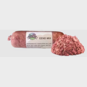 Andemix best�ende af and, okse og lam 1000 gram 43,- pr. stk.