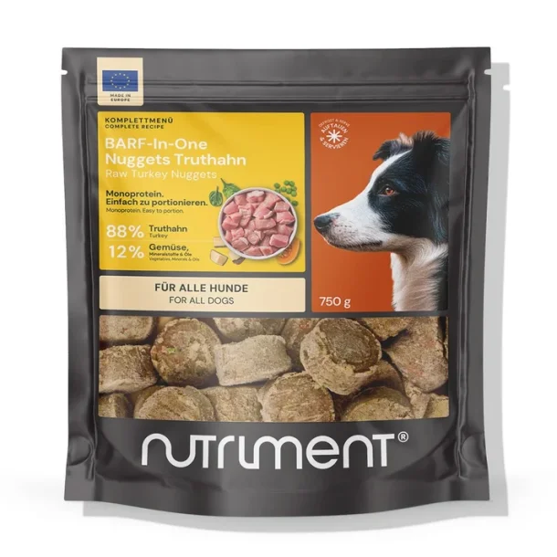 Barf In One 750 gram Kalkun 75,- pr. stk.