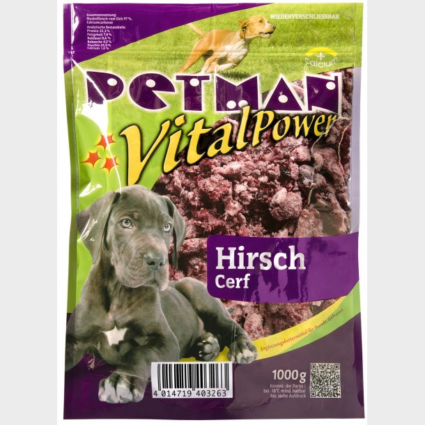 Petman Hjort 1000 gram 4 stk