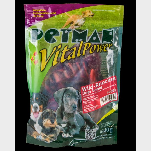 Petman vildt ben 1000 gram 4 stk.