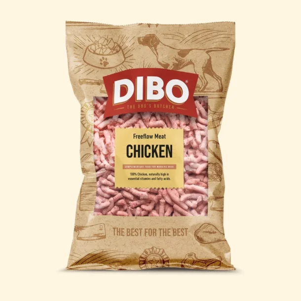 Dibo 2000 gram kylling l�sfrosset 125.- pr. stk.