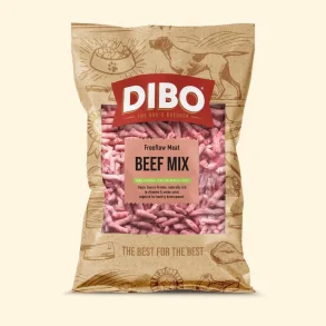 Dibo 2000 gram l�sfrosset oksek�d Pris 125,- pr stk.