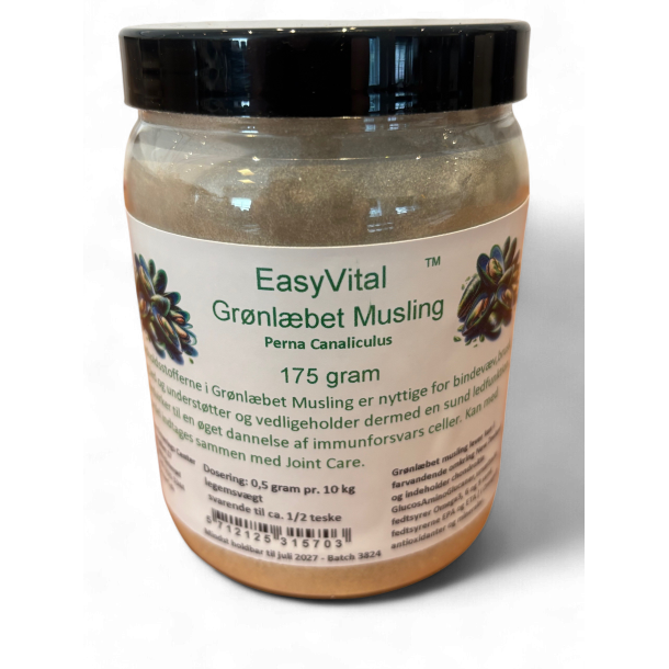 Grnlbet musling 175 gram pulver
