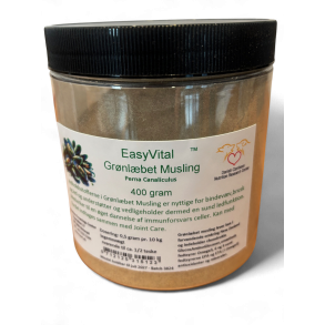 Grnlbet musling 400 gram pulver