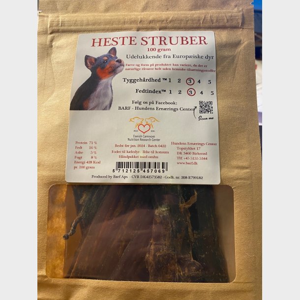 Heste struber 100 gram