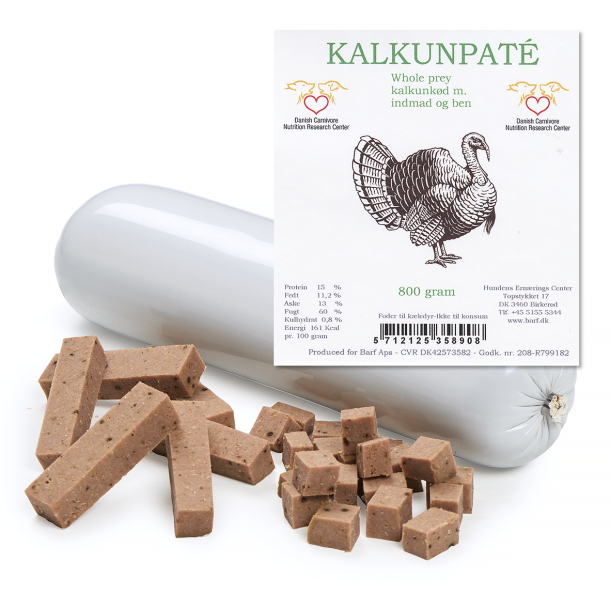 Kalkun pate med ben 800 gram 10 stk