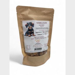 Kanin lever frysetrret 50 gram