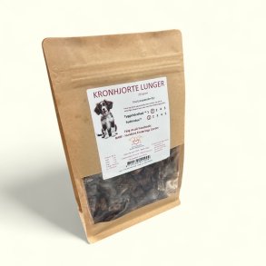 Kronhjorte lunger 250 gram