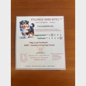 Kyllinge mini bites 40 gram - pr�vepose
