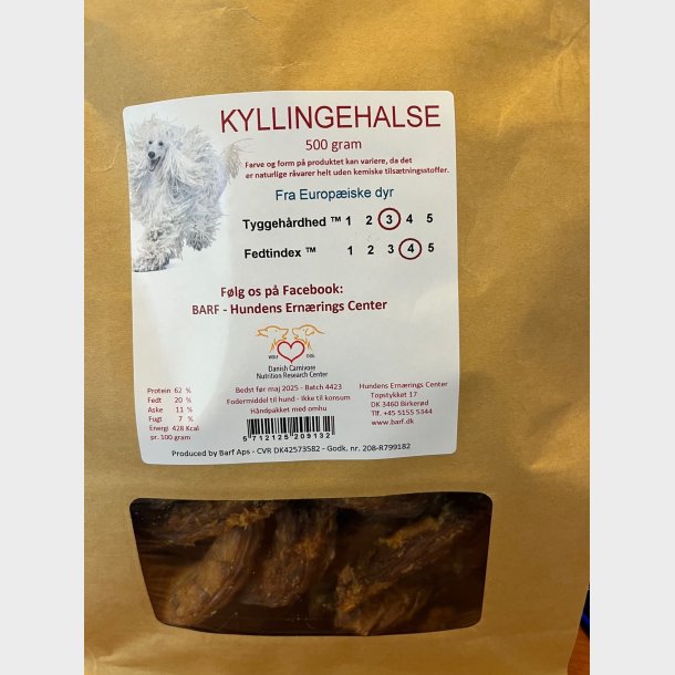 Kyllinge halse 500 gram