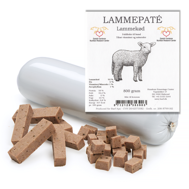 Lamme pat 800 gram - 10 stk