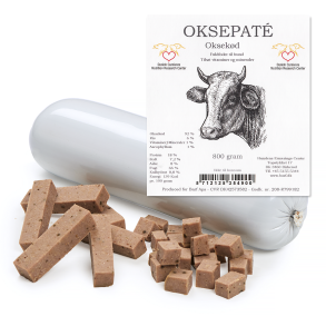 Okse pat� 800 gram 10 stk