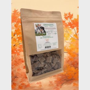 Oksehjerte frysetrret 350 gram