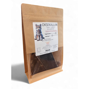 Oksekallun frysetrret store stykker 75 gram
