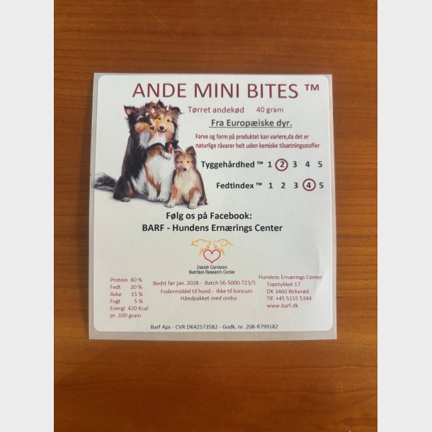 Ande mini bites 40 gram - pr�vepose