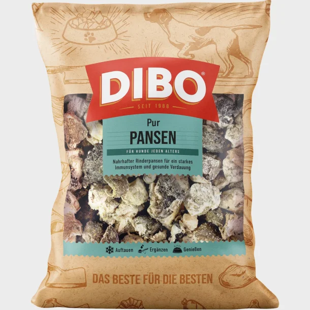 Dibo 2000 gram oksekallun l�sfrosset 99.- pr. stk.