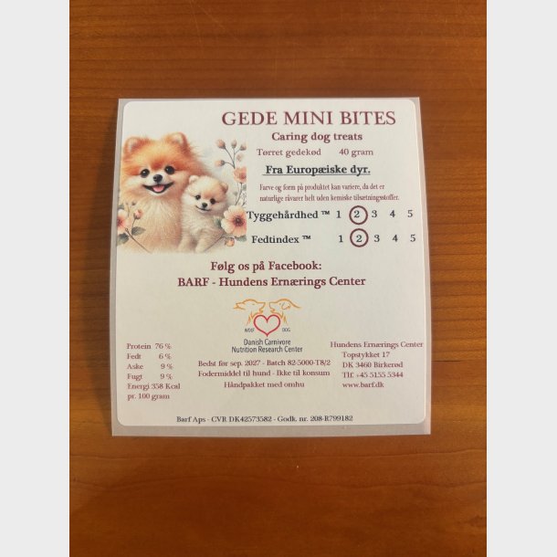 Gede mini bites 40 gram - pr�vepose